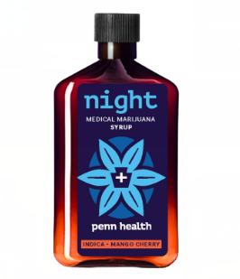 200mg Night Syrup [1:1 THC:CBN] (Mango Cherry)