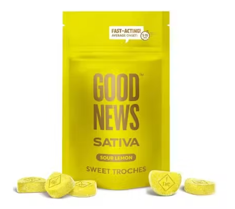 Sour Lemon Fast Acting Troches 5mg/20pk (100mg)