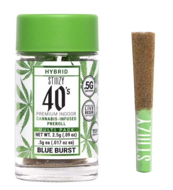 Stiiizy - Infused Prerolls 40's 5pk - Purple Punch (I) (2.5g)