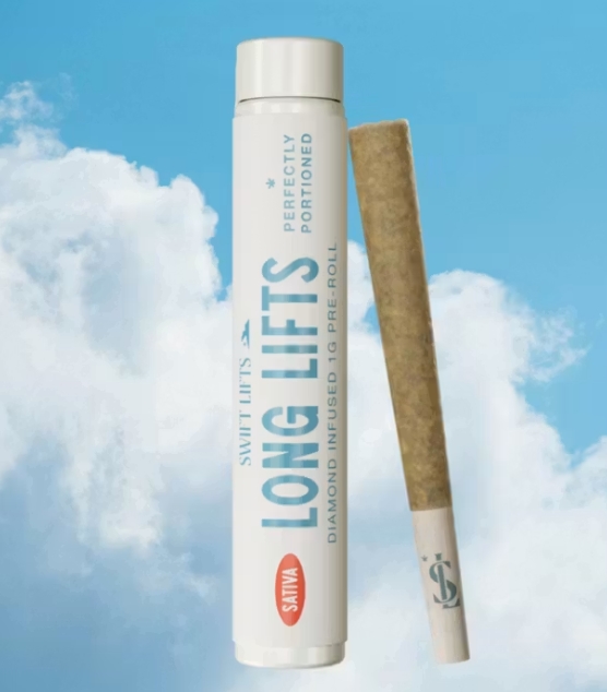 Long Lifts - Guava Cooler - 1g - Diamond Infused Preroll