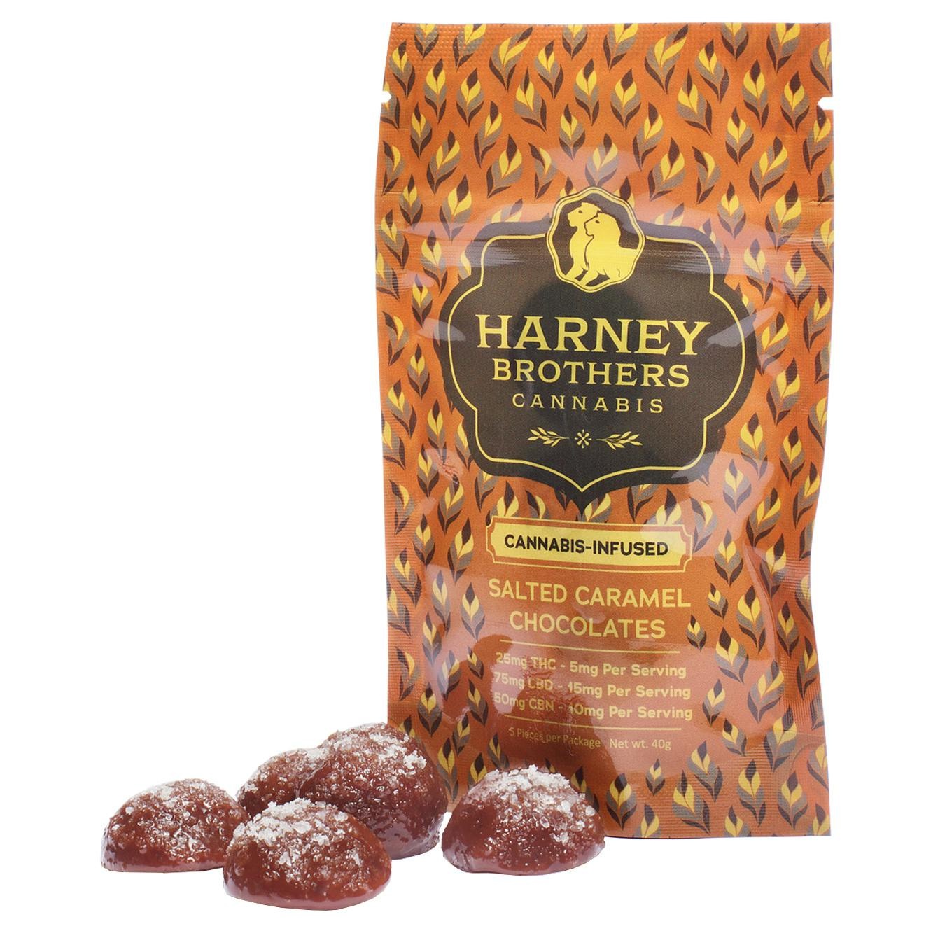 Salted Caramel Chocolates | 5pk | 25mg THC : 75mg CBD : 50mg CBN