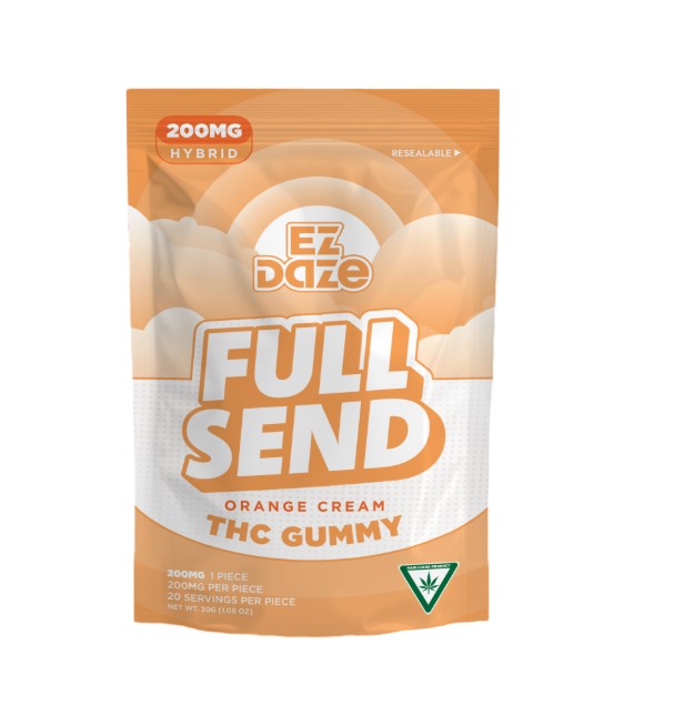 Full Send 200mg Single Gummy - Orange