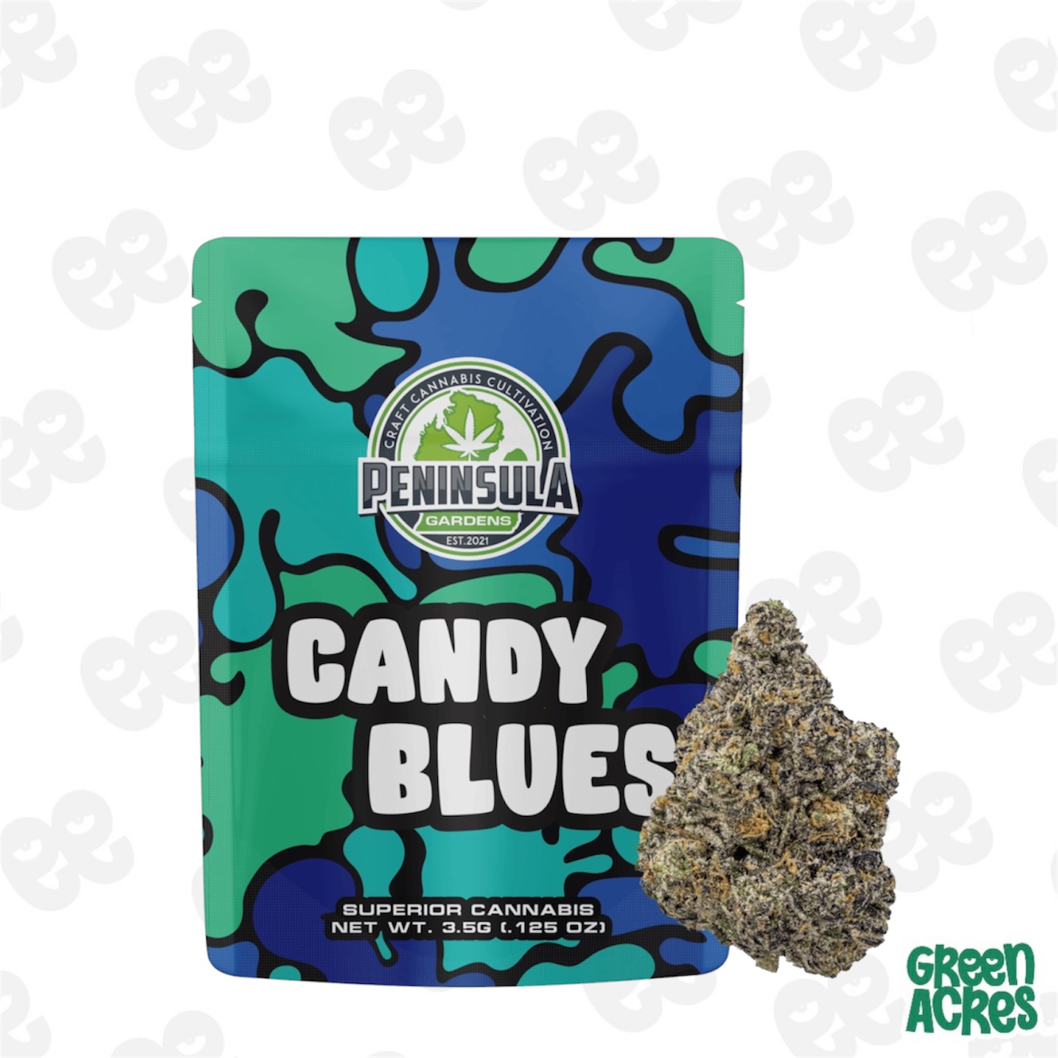 Candy Blues 3.5G Prepackaged Flower