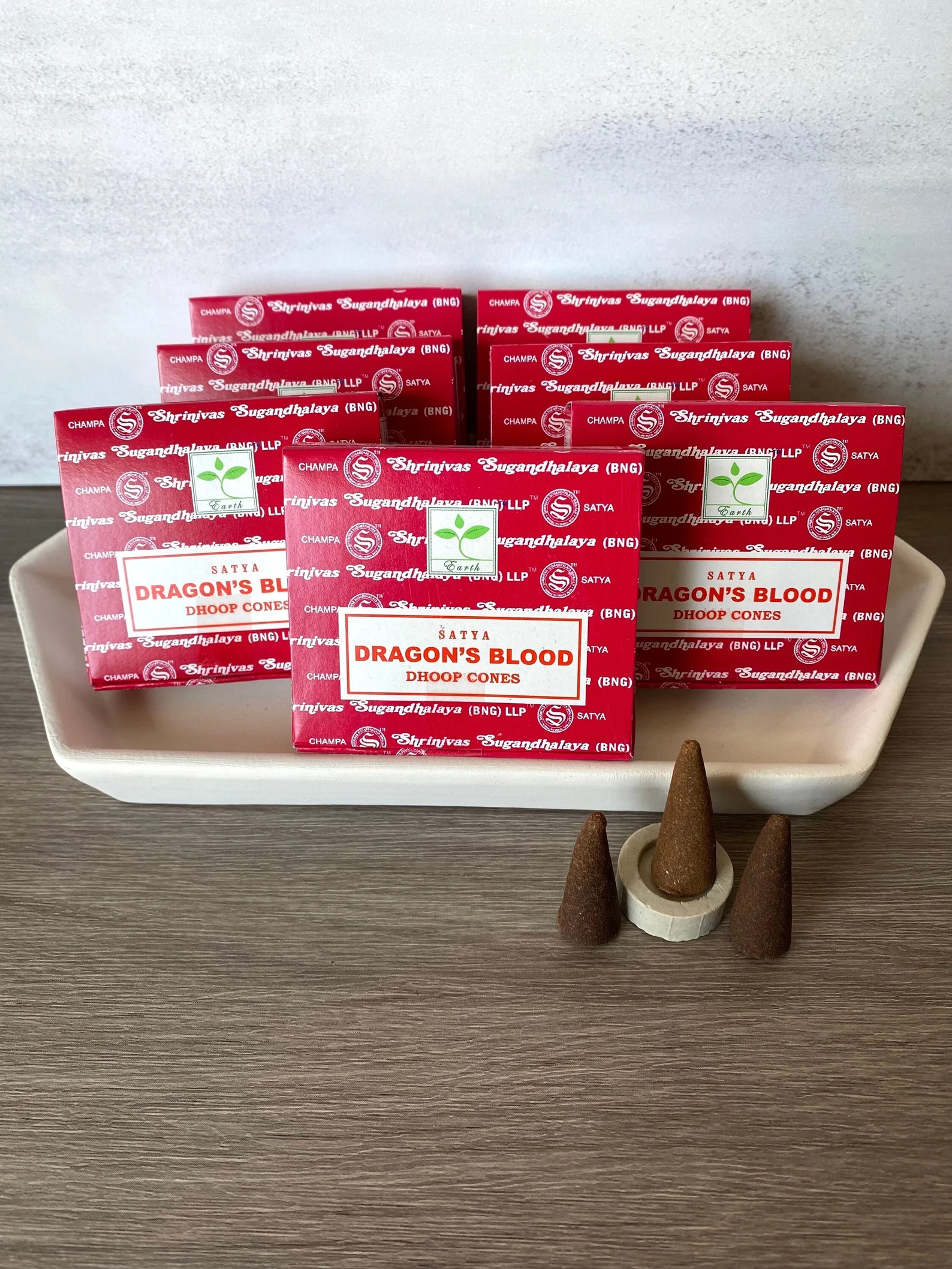 Dhoop Cones Incense | Dragons Blood | 12ct