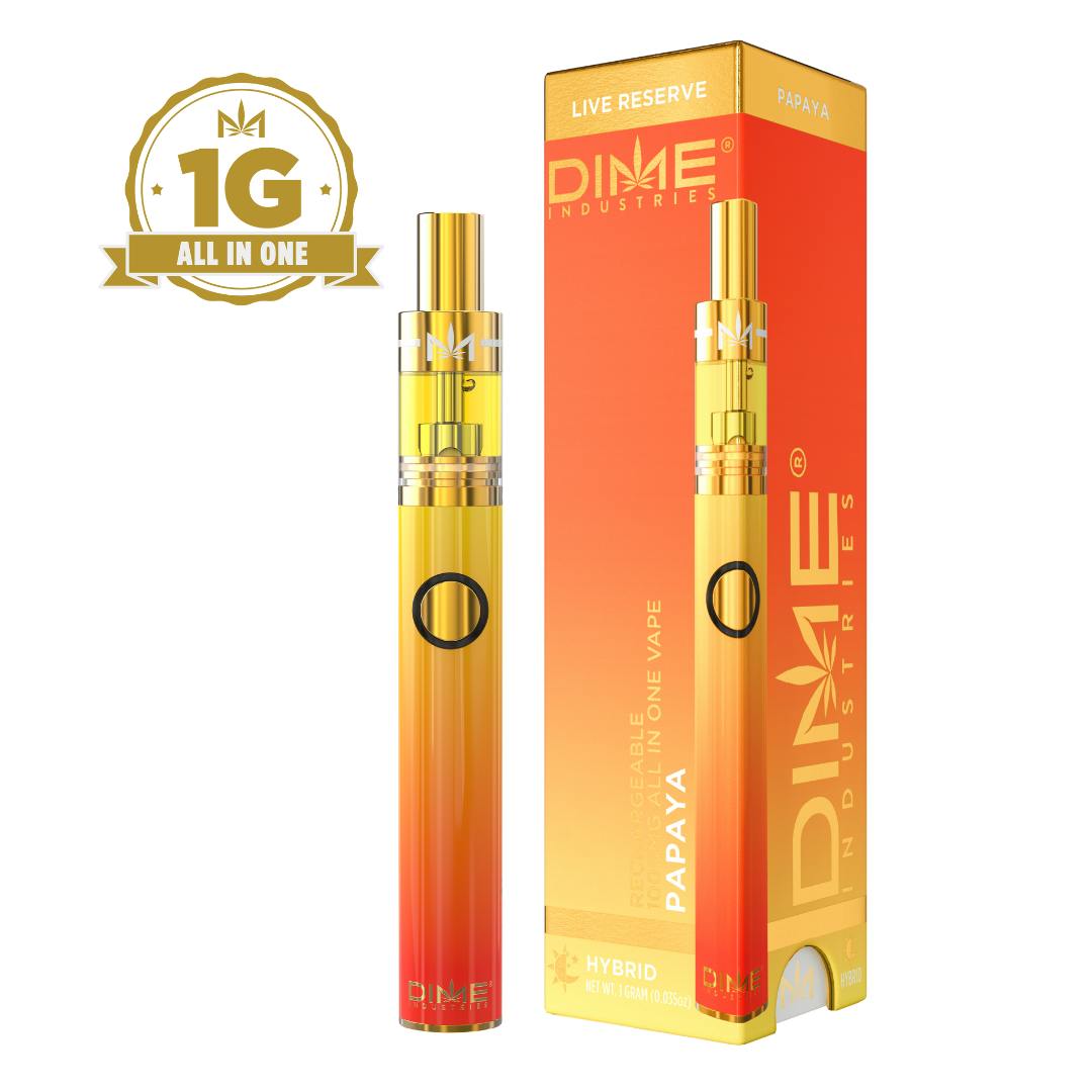 Dime Industries | Papaya Live Reserve All In One | 1g
