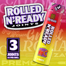 HY-C | SATIVA | ROLLED N READY 3PK PRE-ROLLS | 3G | REC