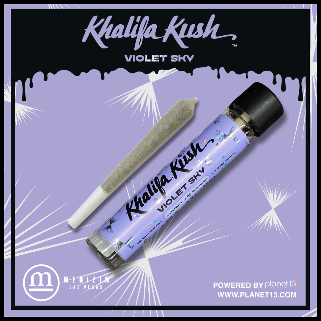 Khalifa Kush Violet Sky 1g Preroll
