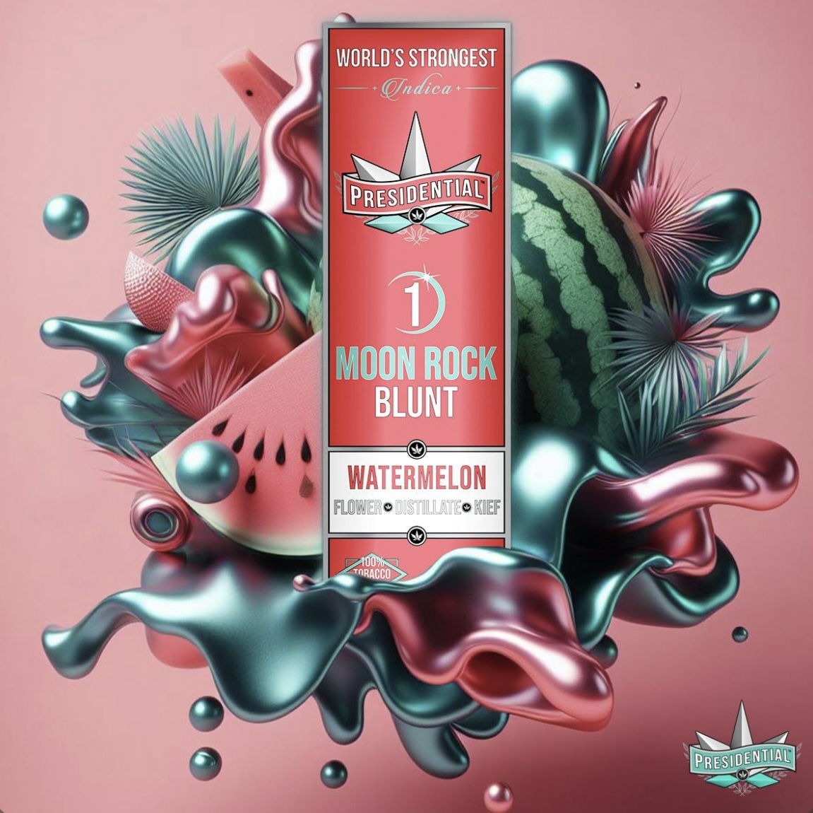 Presidential: Watermelon 1.5G Moon Rock Blunt