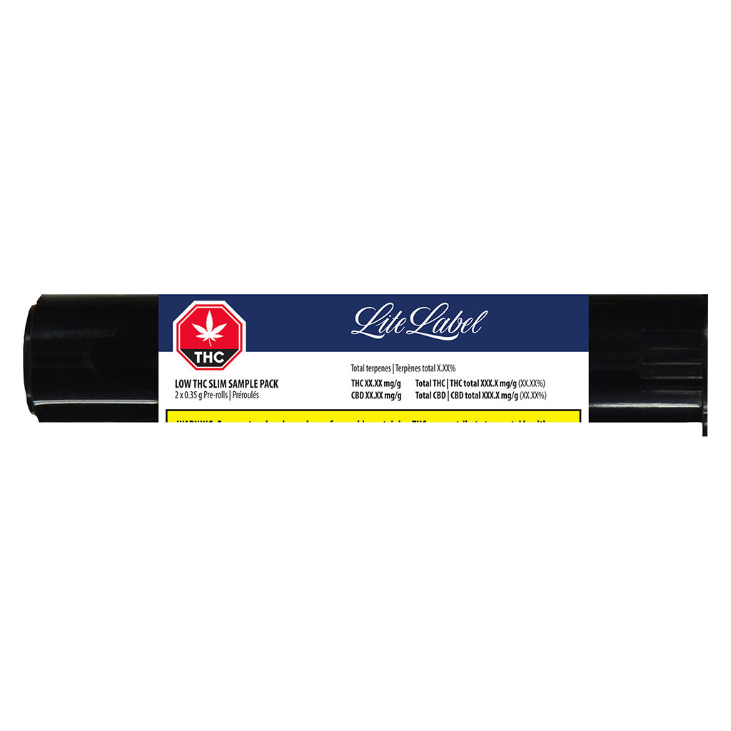 Lite Label - Low THC Slim Sample Pack - 2x0.35g
