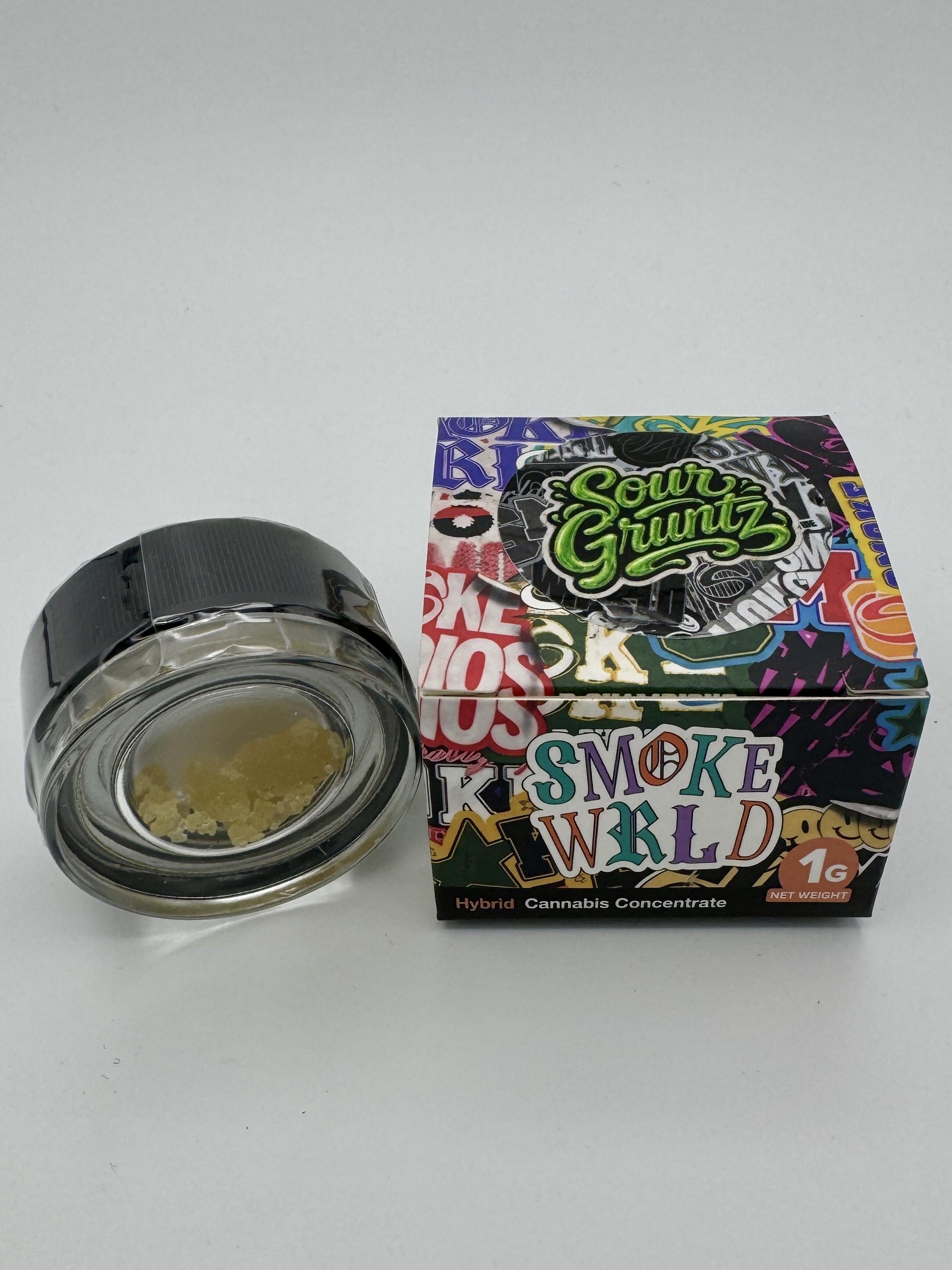 Sour Gruntz | 1g Live Resin Concentrate | Smoke |
