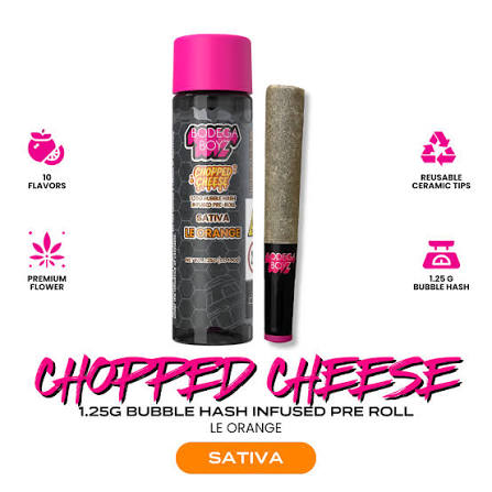 Bodega Boys | Chopped Cheese Bubble Hash Infused Pre-Roll | Le Orange | Ceramic Tip