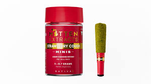 Mitten Extracts - Strawberry Cough - 5 x .7g Infused Prerolls