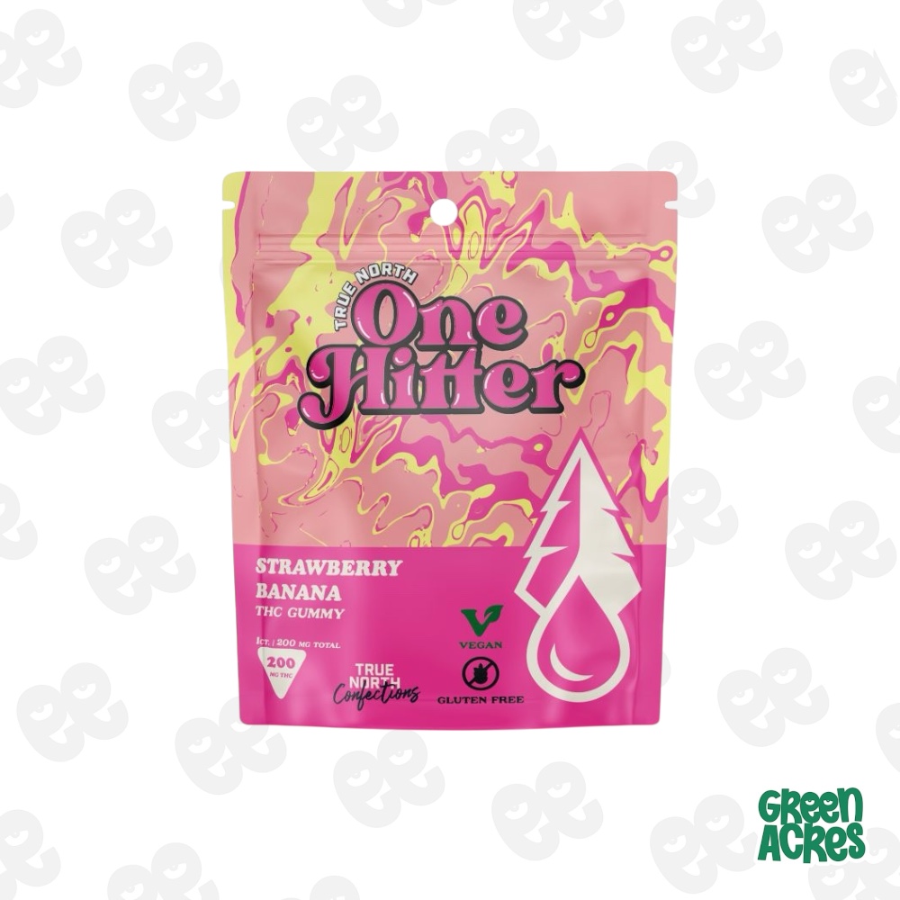 True North: Strawberry Banana One Hitter Gummies 200MG