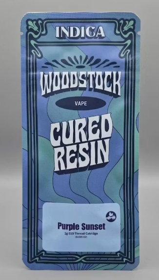 Purple Sunset | 510 Cured Resin Cart | 1g