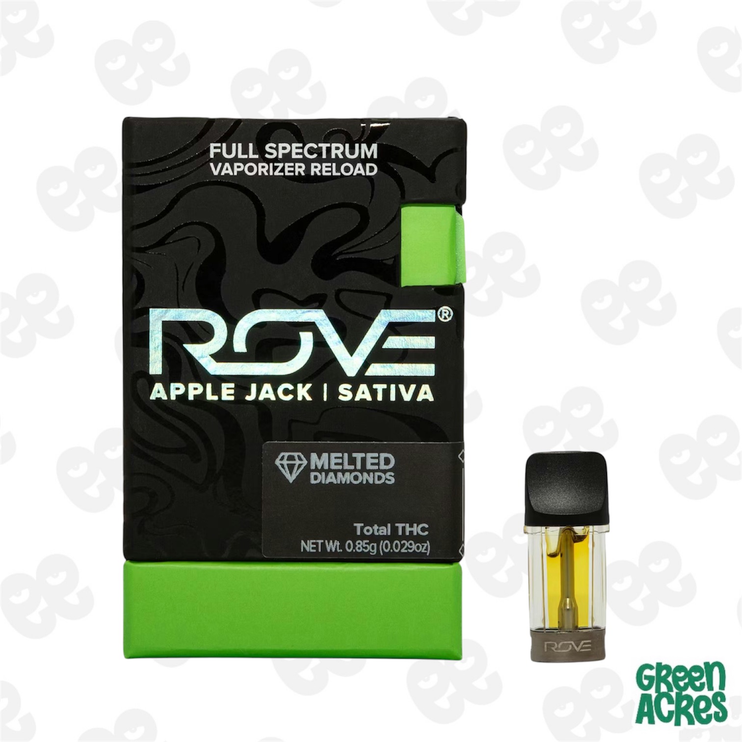 Apple Jack | Melted Diamond Live Resin Vaporizer | 1.0g (Reload)