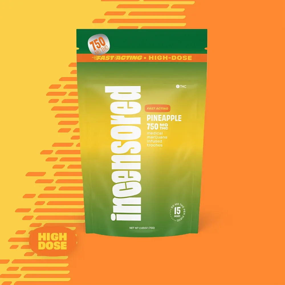 Pineapple Fast Acting | 50mg THC 15 pack