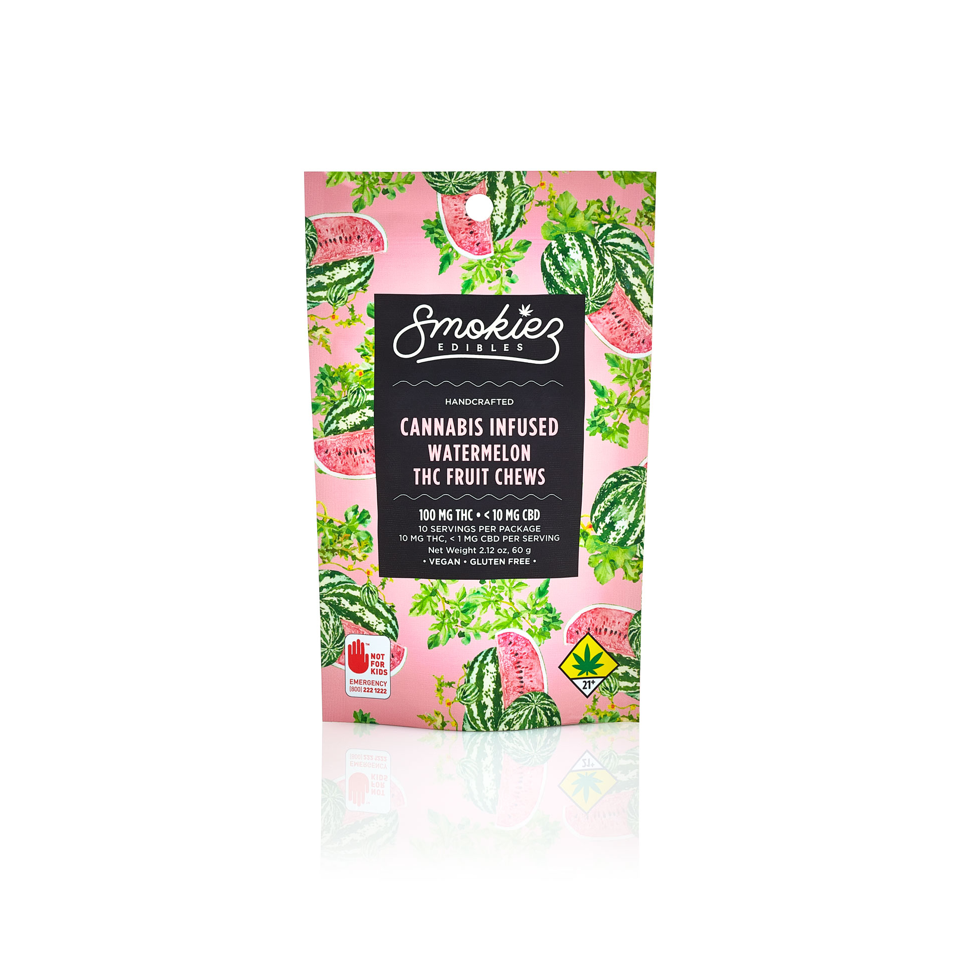 Watermelon Hybrid 100mg THC Fruit Chews