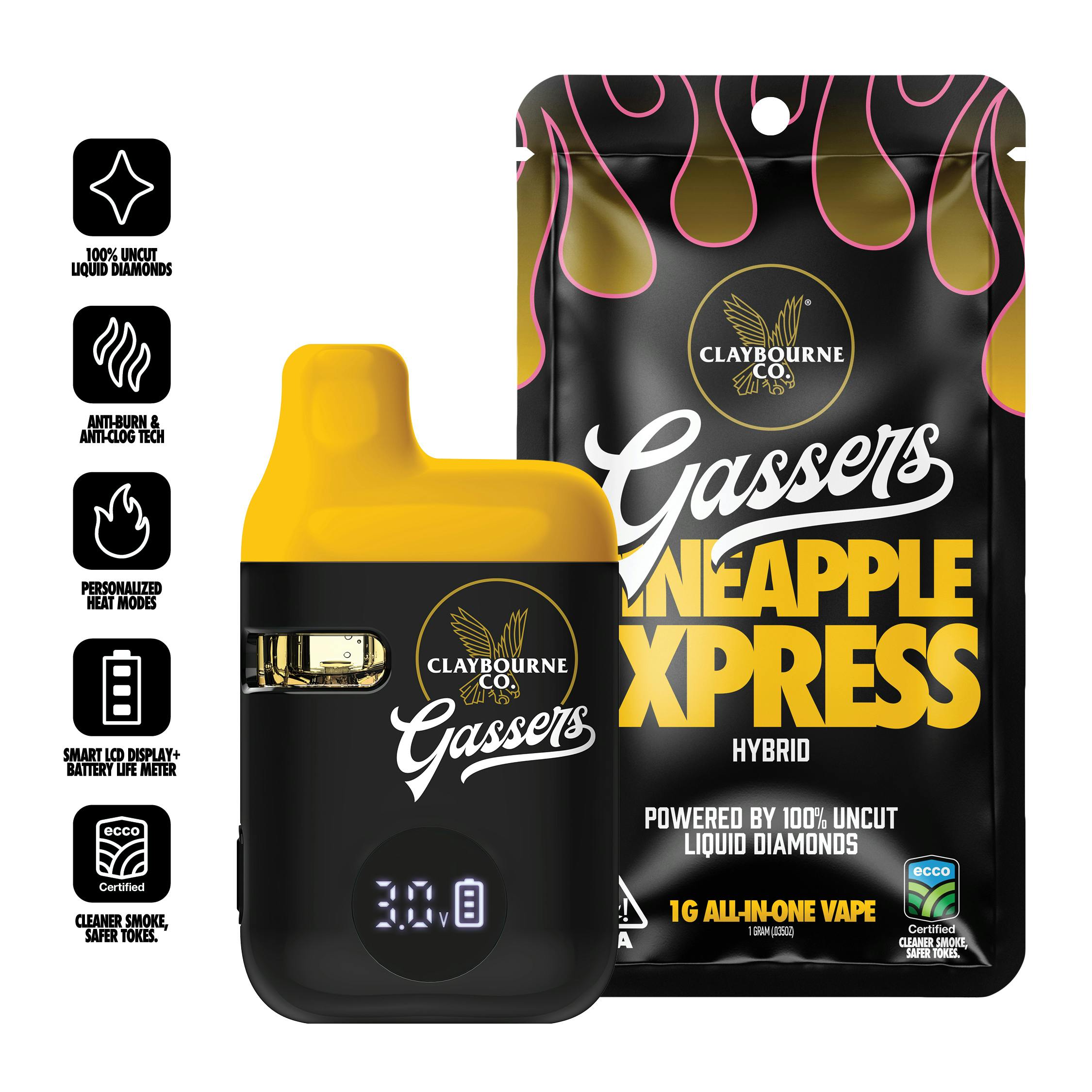Claybourne Co. Gassers Pineapple Express AIO