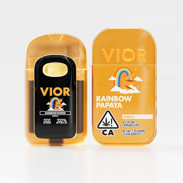 Vior Extracts | Rainbow Papaya | Premium Cannabis Oil Disposable | 1.25g