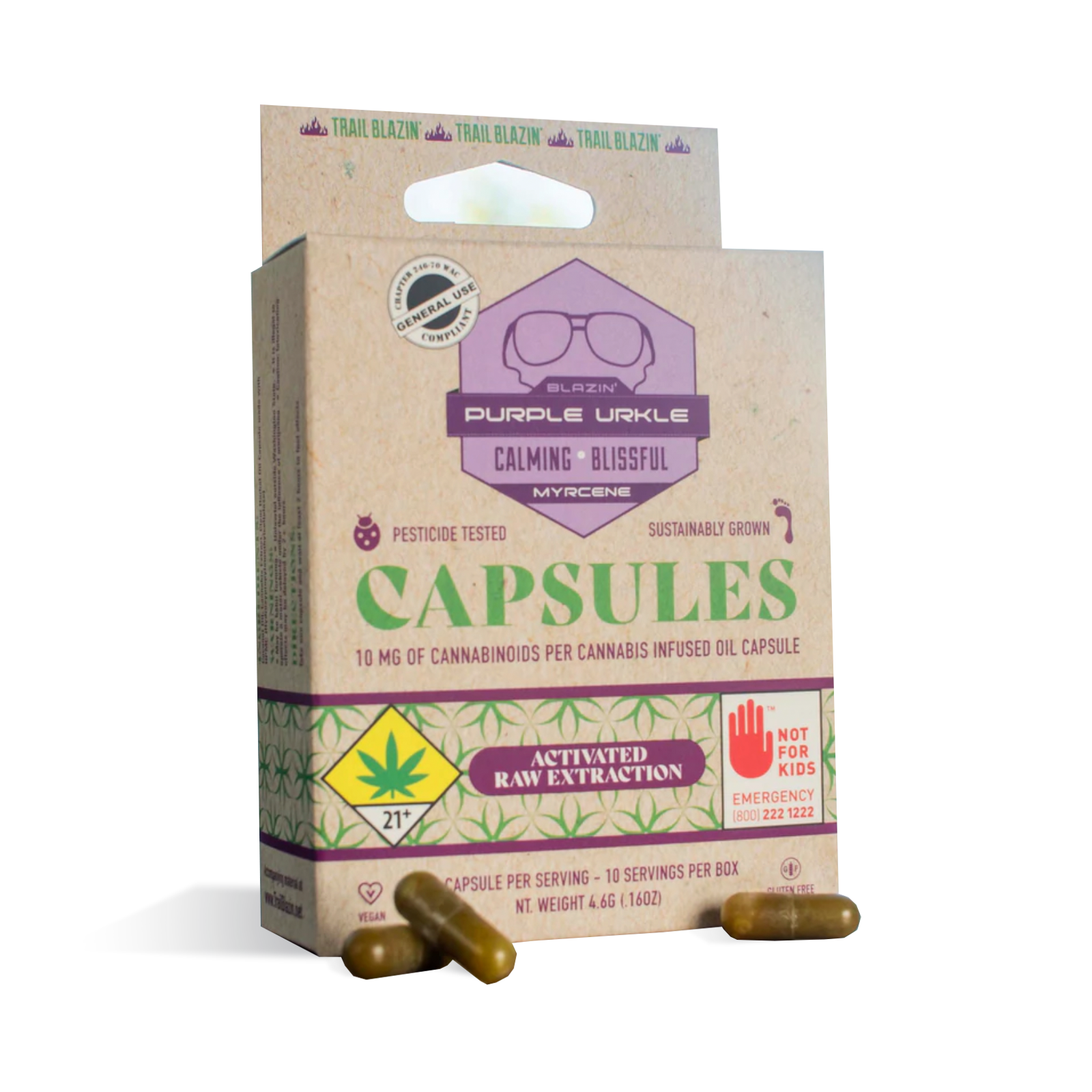 Purple Urkle Capsules 10-pack (DOH)
