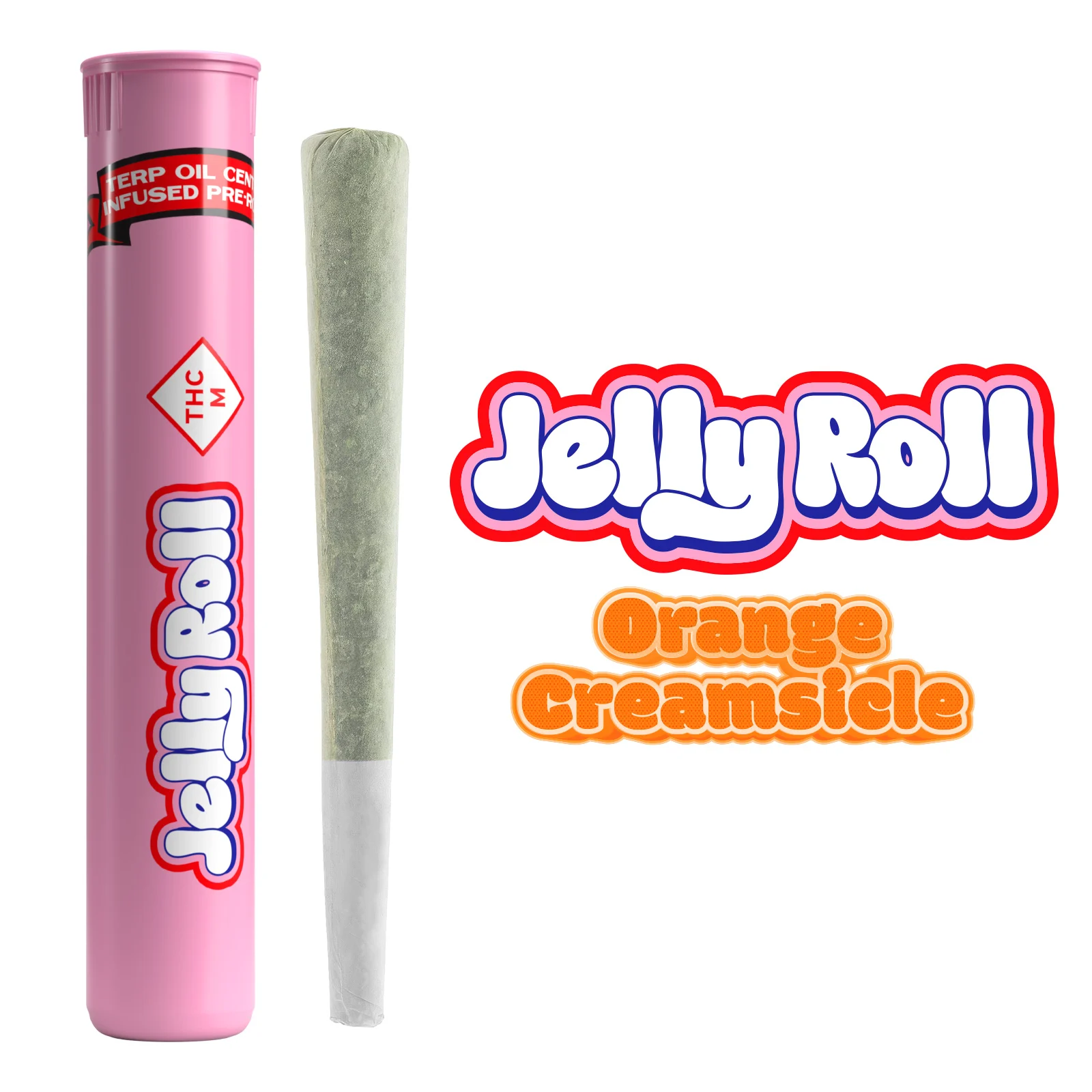 Jelly Roll | Orange Creamsicle Infused Pre-Roll | 1.1g