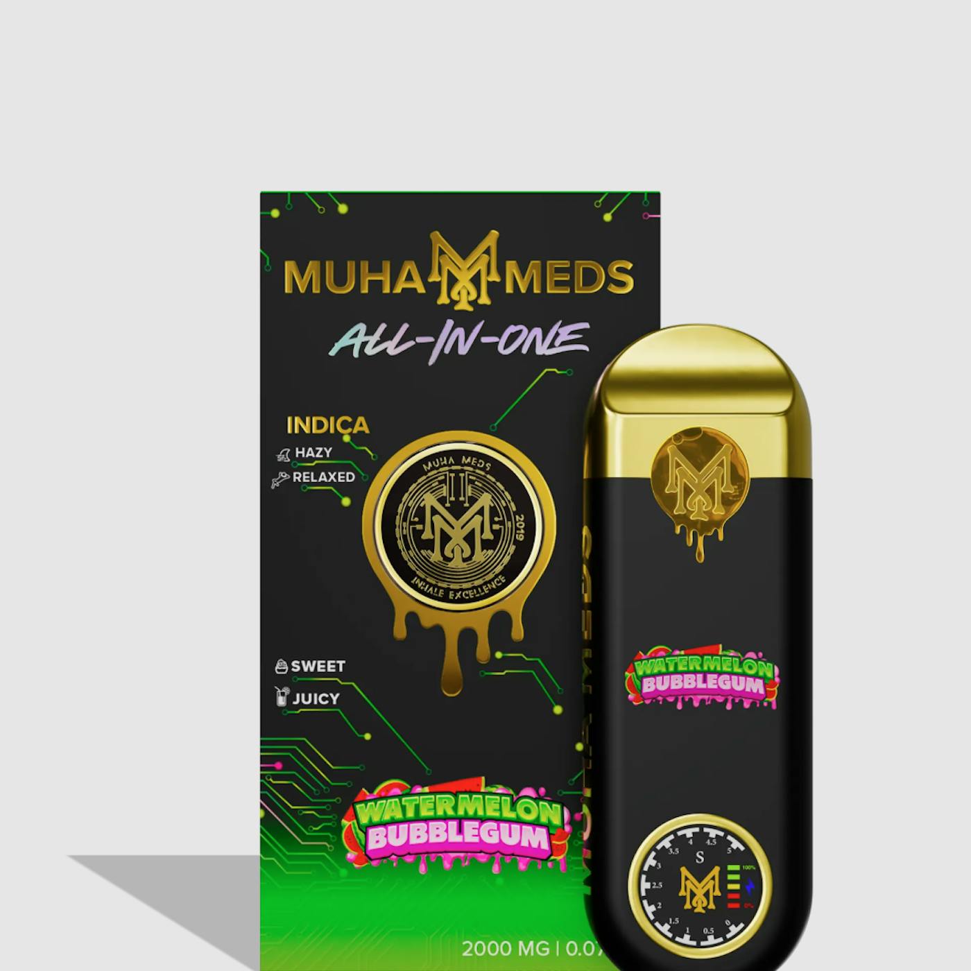 Muha Meds | Watermelon Bubblegum | 2g AIO