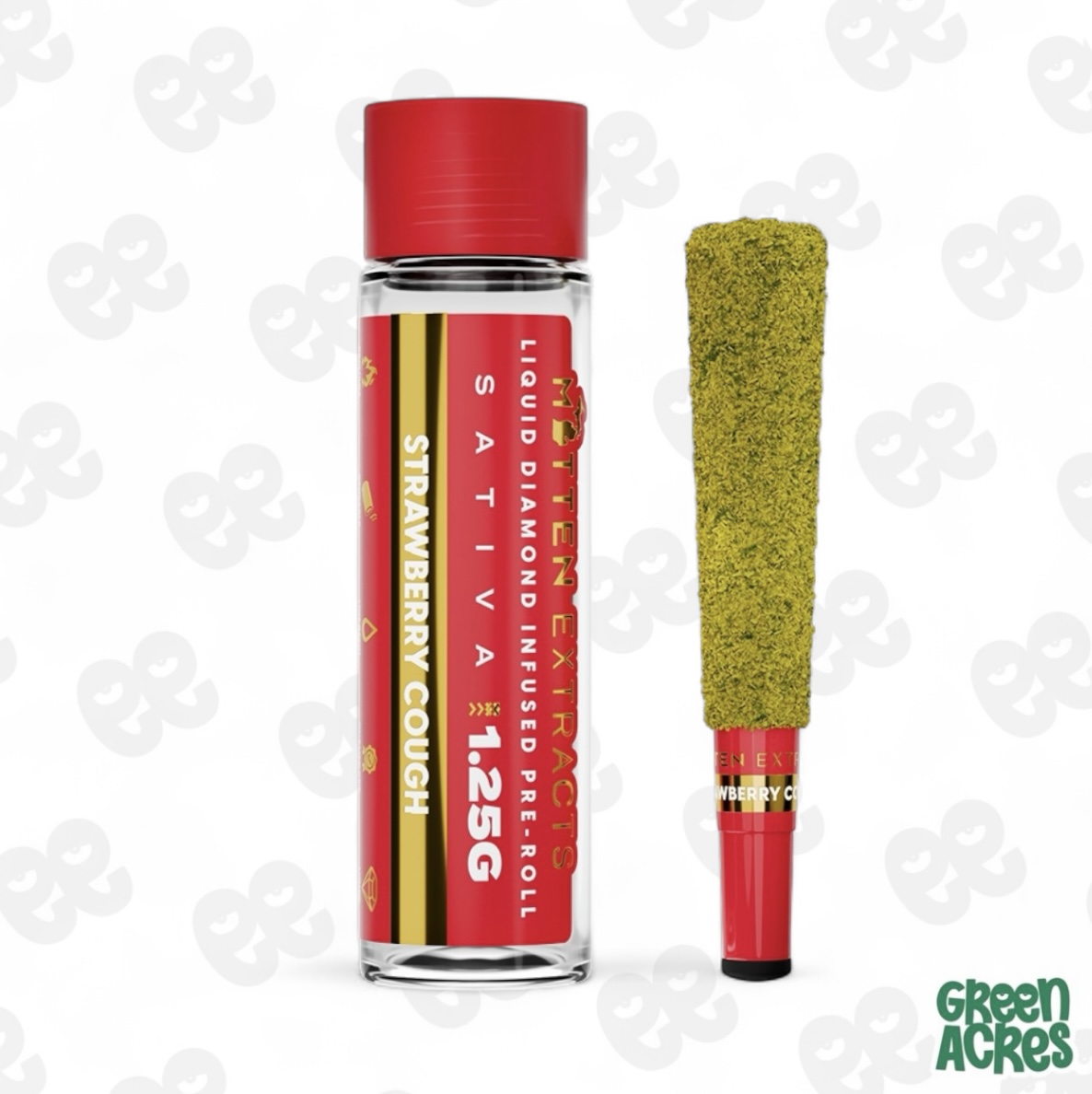 Mitten Extracts: Strawberry Cough 1.25G Infused Pre-Roll