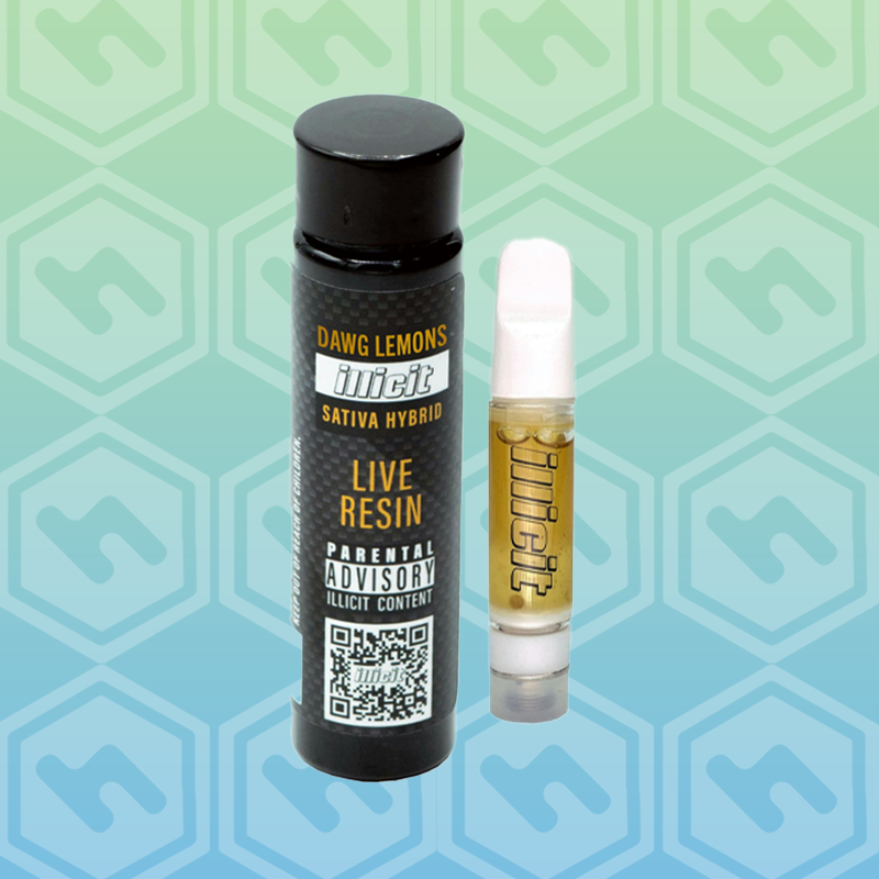 Illicit Gardens | Dawg Lemons | Live Resin Cartridge | 1g