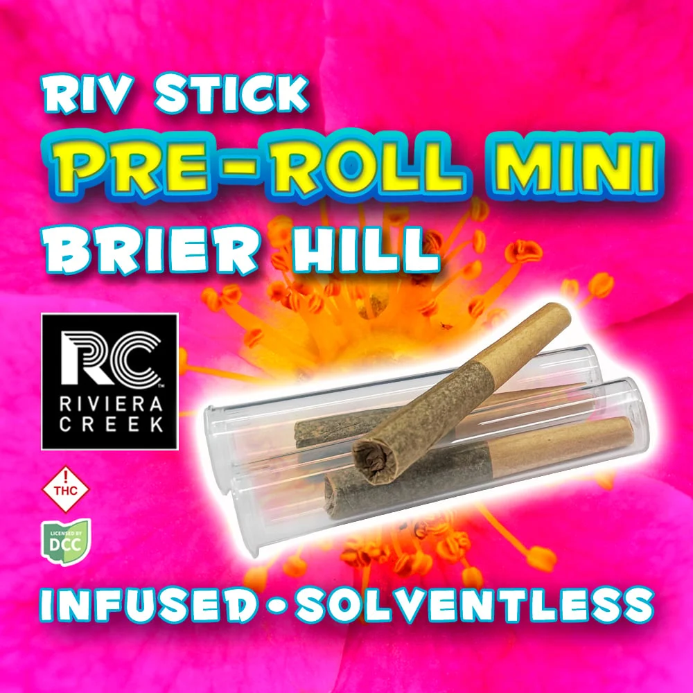 Brier Hill Minis Infused Pre Roll Pack (0.33g/3 Pk)