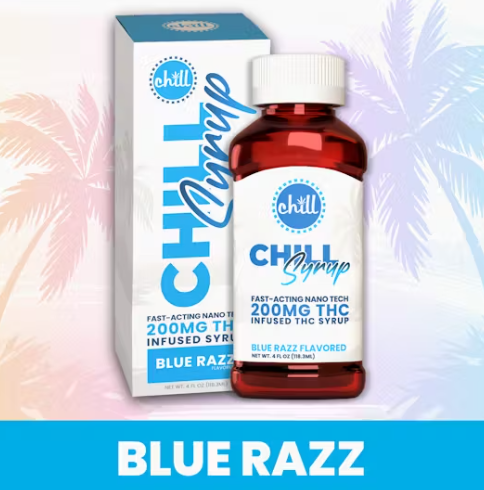 Chill Medicated - Blue Razz Syrup - 200mg