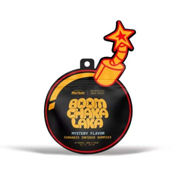 Mad Packs | Boom Chaka Laka | 200mg Hash Rosin Gummies | Mystery Flavor