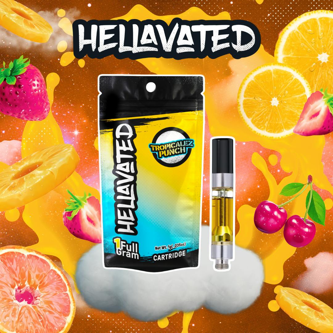 1g Distillate Cartridge - Tropicalez Punch