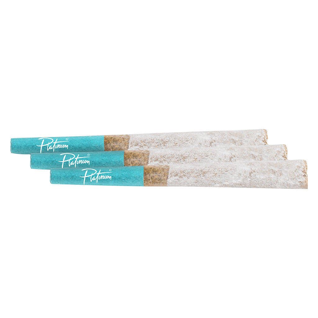 Platinum - Frosted Berry Ice Diamond Infused & Dusted Pre-Roll - Sativa - 3x0.5g