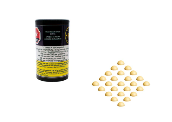 Hash Rosin Drops Sativa V2 (25 x 10Mg)