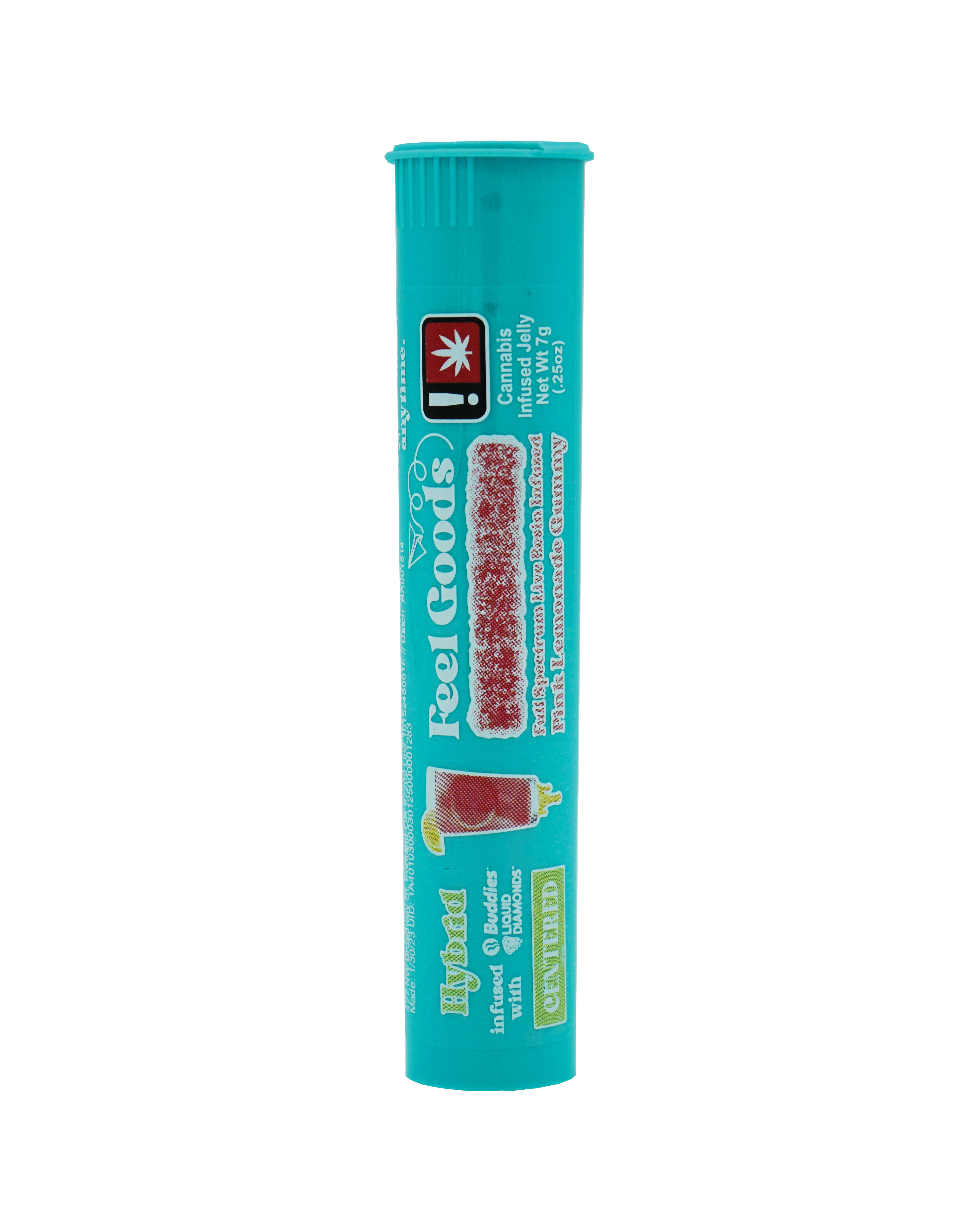 100mg Pink Lemonade Hybrid - Gummy Straw - Feel Goods