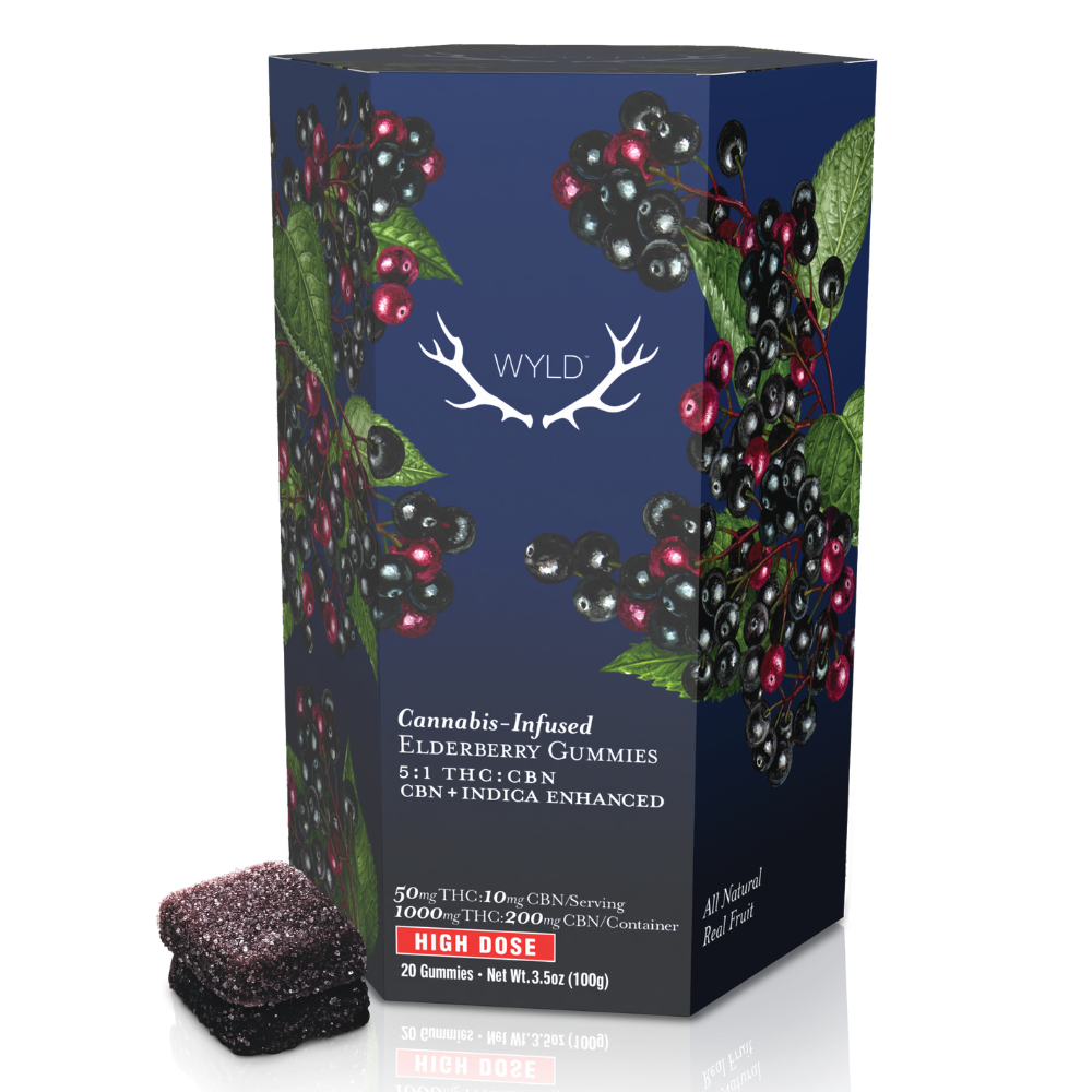 MED | Elderberry 5:1 CBN + Indica Enhanced Gummies