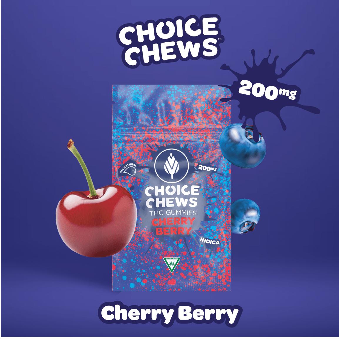 Chronic Cherry Berry | Gummies | 200mg | Indica