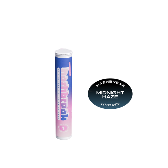 Hashbreak Midnight Haze (Hybrid) 2pk (1g) Infused Pre-Rolls