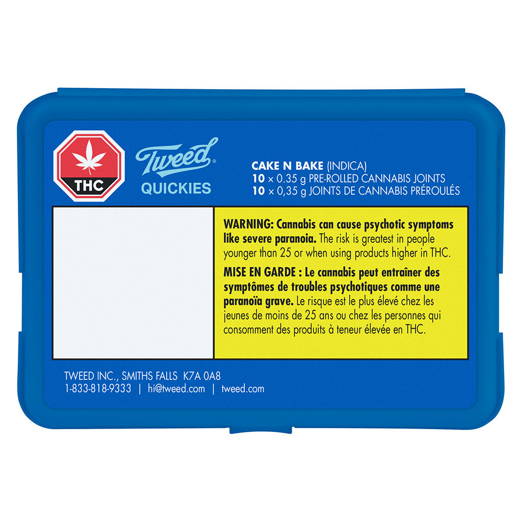 Tweed - Quickies Cake N Bake PRJs - 10x0.35g