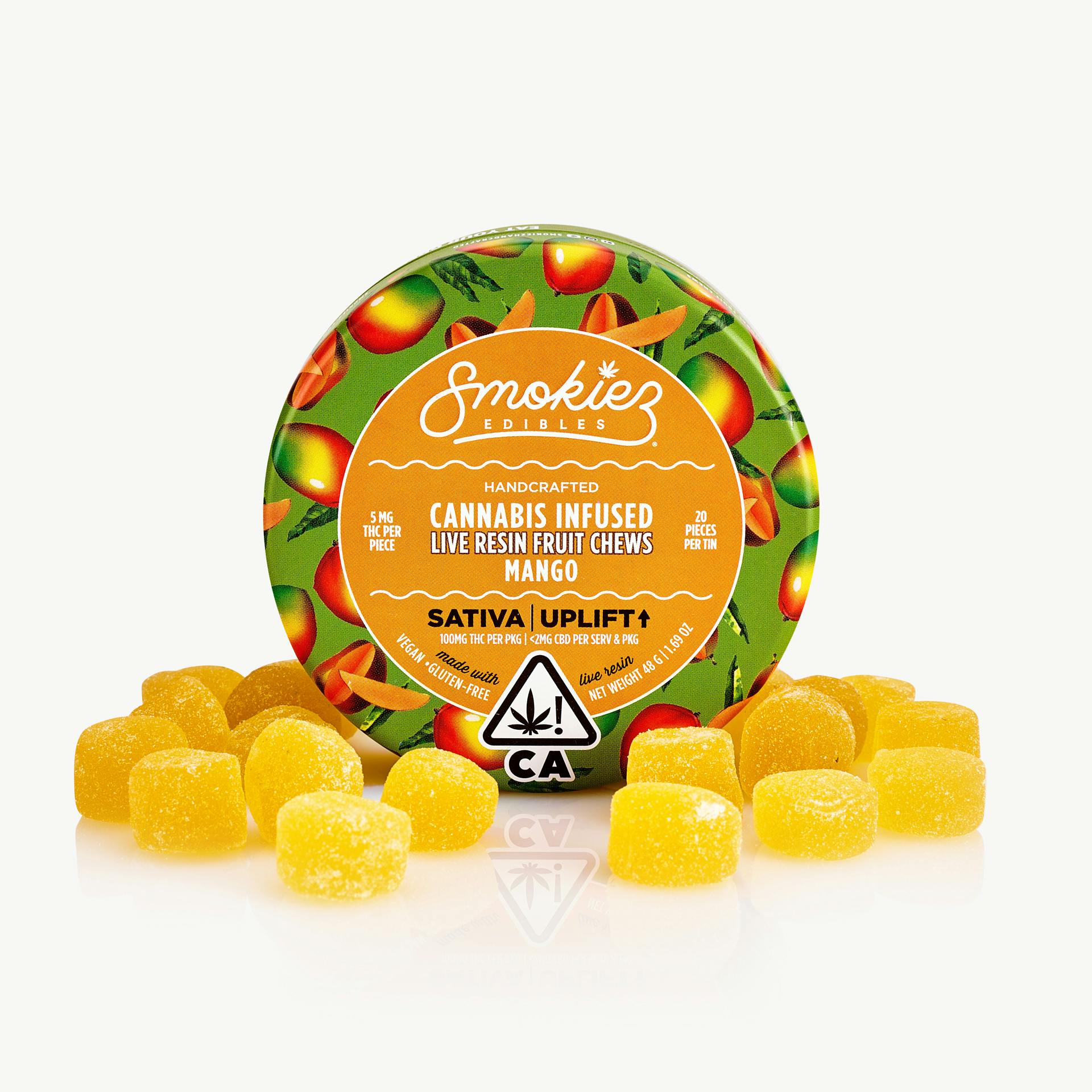 Smokiez Edibles — Sour Mango Fruit Chews
