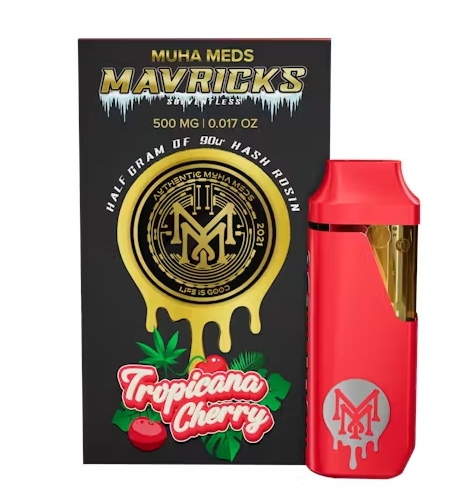 MUHA MEDS - HASH ROSIN DISPOSABLE - TROPICANA CHERRY