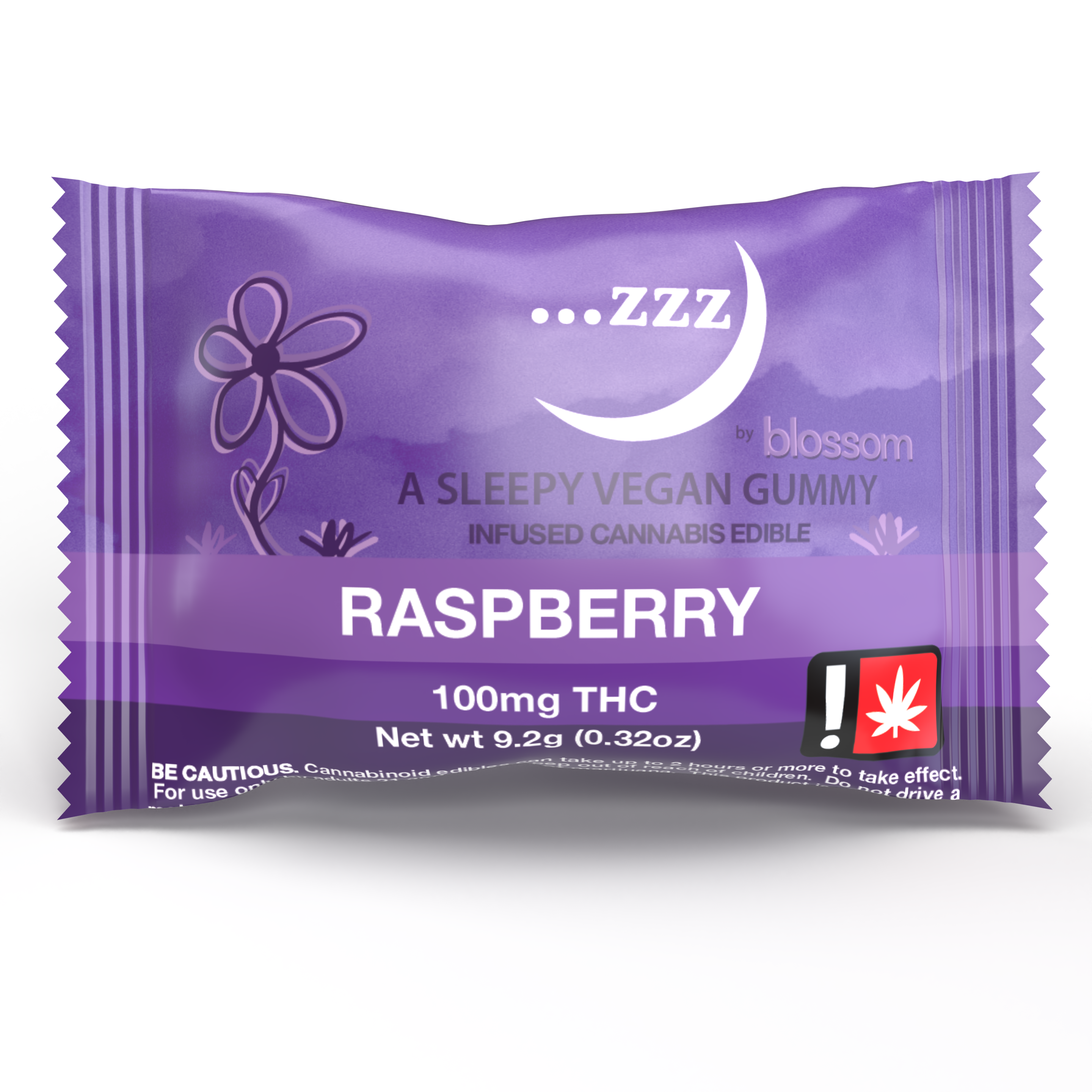 !*Gummy - 100mg THC Blossom - Raspberry ...ZZZ  - GREEN LEAF SPECIAL