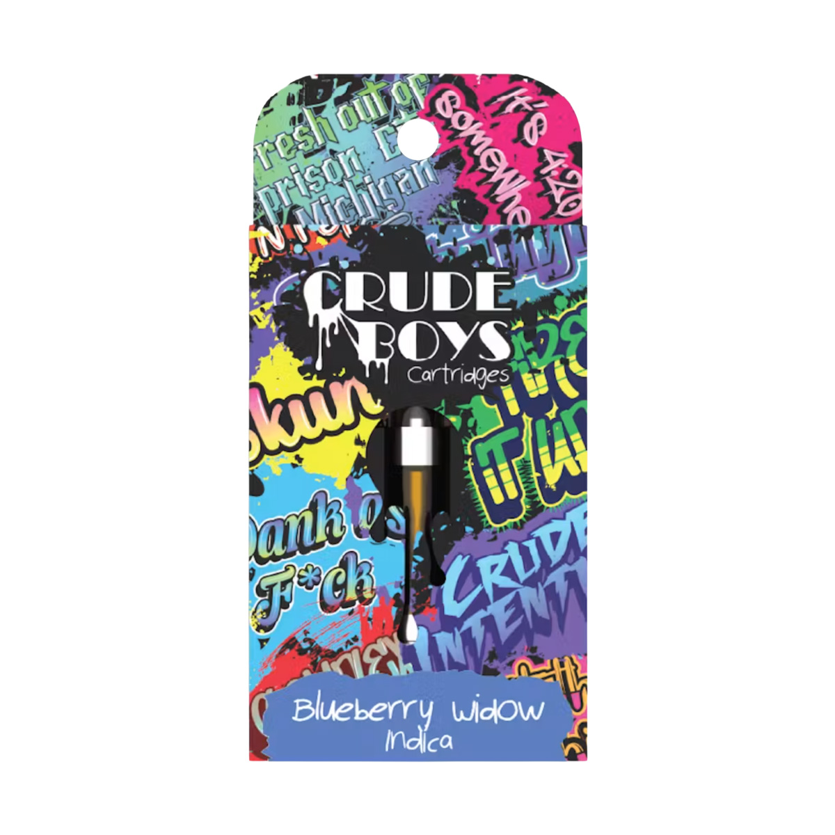 Crude Boys | 1g Vape Cart | Blueberry Widow
