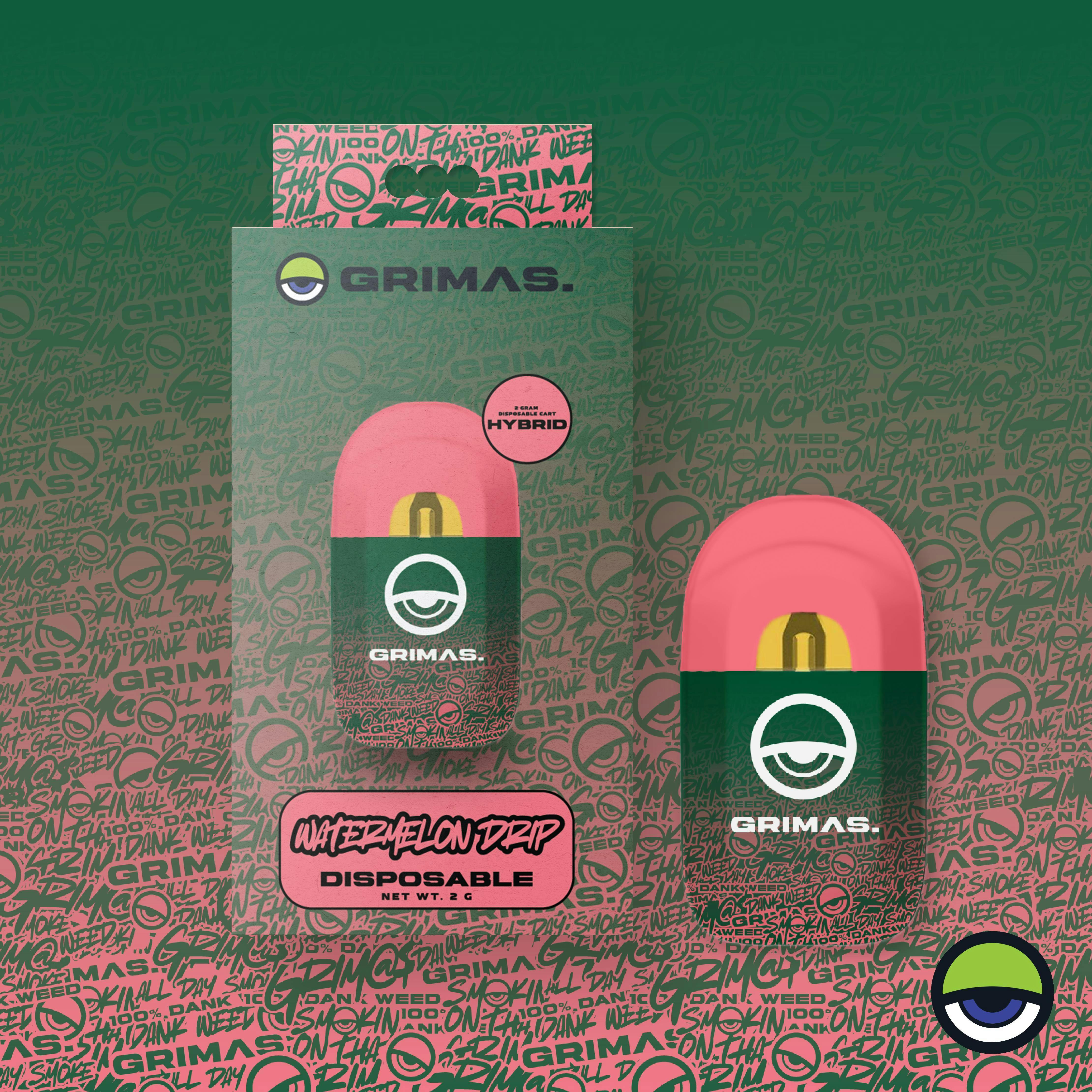 Grimas: Watermelon Drip 2G Disposable (H)