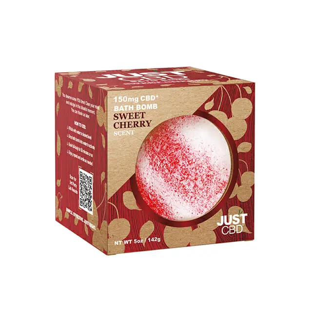Just CBD Bath Bomb - Sweet Cherry product photo