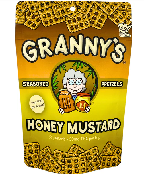 Granny's Honey Mustard Pretzels - 50mg THC