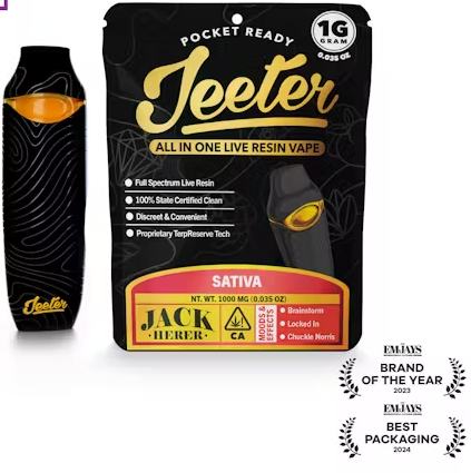 Jeeter Jack Herer All In One Live Resin Vape