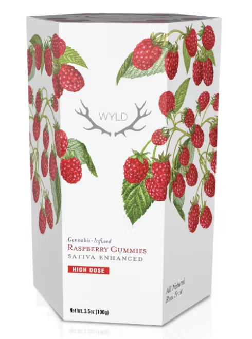 WYLD - Gummies - Raspberry (S) (1000mg)