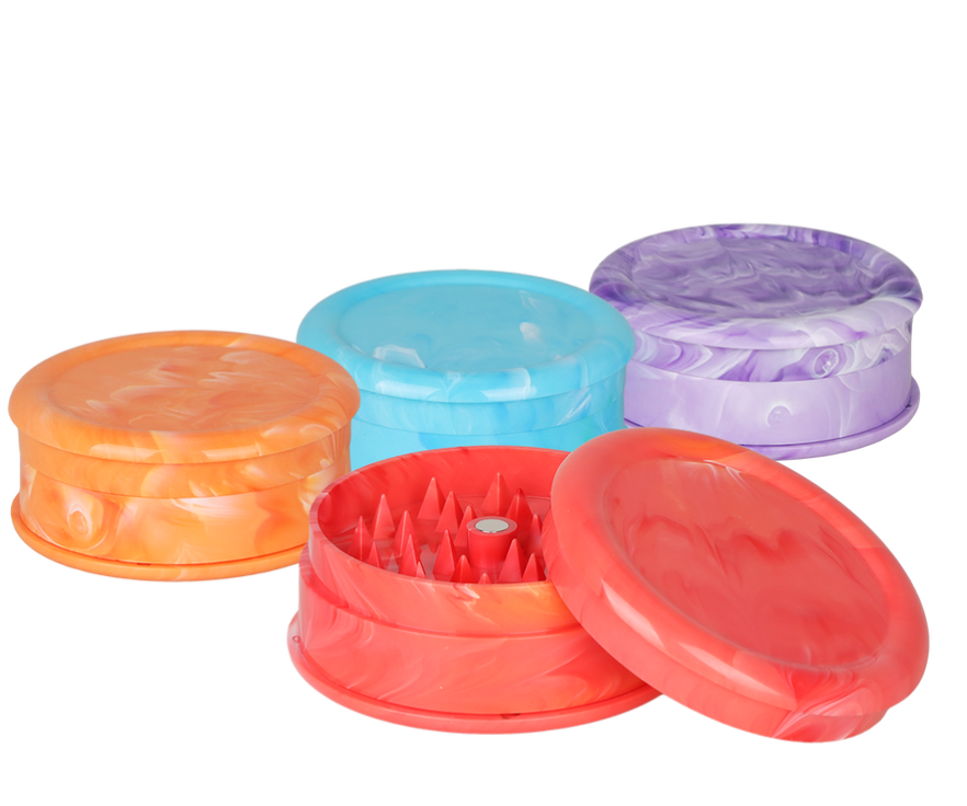 SeshGear Marbled Acrylic Grinder 2pc