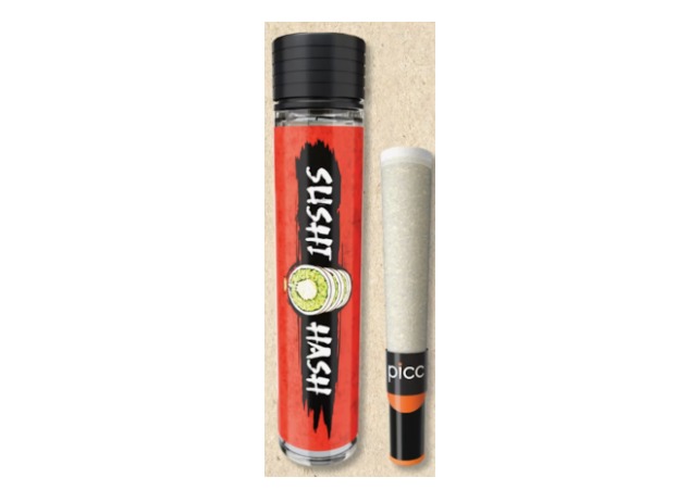 Picc - Red Diesel x Laundry List Rosin (Sushi Hash) - Hash Hole Infused Preroll - 1g